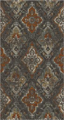 Kilimas Delhi 31 GI1-E, juoda sp./ruda sp., 340 cm x 240 cm