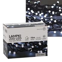 Spuldzīšu virtenes Extralink 73226, 16 m, auksti balta krās., 200 LED