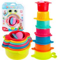 Образовательная пирамида Stacking Cups, многоцветный