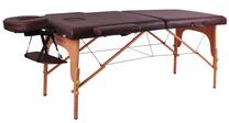 Массажный стол inSPORTline Foldable Massage Table Taisage 2-Piece Brown 260254, 186 см, 15 кг, коричневый цв.