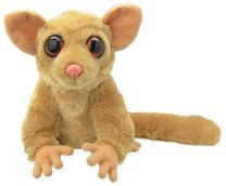 Pliušinis žaislas ilgakulnis (tarsius) Wild Planet, ruda sp., 12 cm