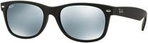 Sporta saulesbrilles Ray-Ban New Wayfarer Flash RB2132 622/30, 52 mm, sudraba krās.