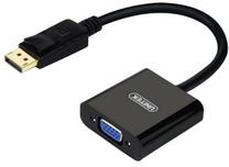 Adapteris Unitek Displayport, VGA, melna krās.