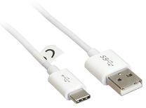 Laidas Tracer, USB 2.0, 1.5 m, balta sp.
