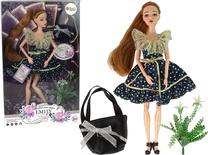 Кукла с аксессуарами Lean Toys Emily, 30 см, синий цв.