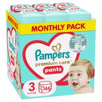 Sauskelnės-kelnaitės Pampers Premium Care Pants, 3 dydis, 6 - 11 kg, 144 vnt.