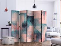Širma Artgeist Pixels (Green And Pink) II Paraventtc0384, įvairių spalvų, 225 cm x 172 cm