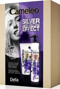 Набор средств по уходу за волосами Delia Cosmetics Cameleo Silver Anti-Yellow Effect, 450 мл