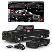 Конструктор, автомобиль Mattel Hot Wheels Chevrolet 83 Chevy Silverado JKG42, 225 шт., черный цв.