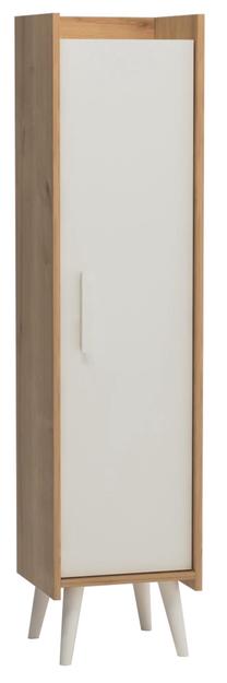 Spinta Kalune Design Ruby, ąžuolo sp./balta sp., 35 cm x 38.6 cm x 163 cm