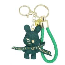 Atslēgu piekariņš ECarla Bunny Sweet BRL117, 4.5 cm, zaļa krās.
