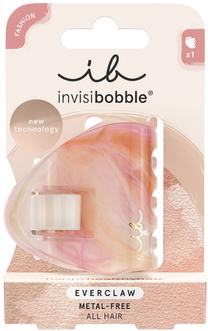 Matu sprādzes Invisibobble Everclaw M Pink Blossom, brūngans krās.