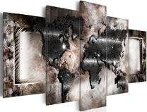 Akrilo stiklo reprodukcija Artgeist Graphite Map, 40 cm x 100 cm