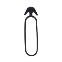 Augalų tvirtinimo žiedai Bradas Anchor Rubber Tie Vmq, 5 cm x 0.4 cm, 5 cm, guma, juoda sp.