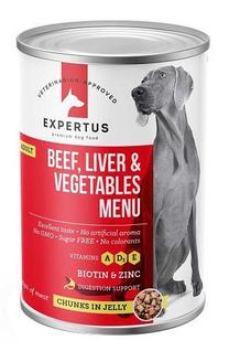 Mitrā barība (konservi) suņiem Expertus, liellopa gaļa, 0.4 kg