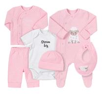 Одежда для младенцев, для младенцев Bembi Baby Set, розовый цв., 56, 6 шт.