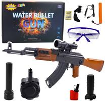 Игрушечная водяная винтовка, c аксессуарами Lean Toys Water Bullet, 96 см Черный цв.