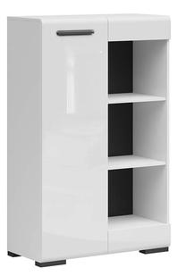 Pastatoma lentyna Assen S513-SFK1D/13/8-BI/BIP, balta sp., 127 cm x 80 cm x 37 cm