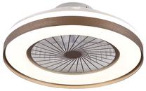 Laeventilaator koos lambiga CristalRecord Yoli Brown LED DC, 40 W, 1 tk, pruun v.