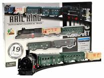Электропоезд Rail King RC0355, черный цв.