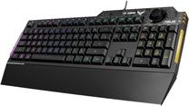 Klaviatūra Asus TUF Gaming K1, juoda sp. Prekė su pažeista pakuote.