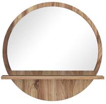 Зеркало Kalune Design KP-C, подвесной, 45 см x 45 см, ореховый цв.