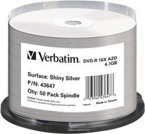 Ierakstāms kompaktdisks Verbatim, 4.7 GB, 50gab.