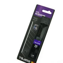 Ломающиеся лезвия TAJIMA DORA Razar Black Blades CB65RB, 12.6 см, металл, 10 шт.