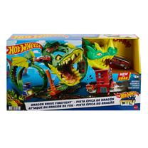 Автомобильная трасса Mattel Hot Wheels Dragon Drive Firefight HDP03, многоцветный