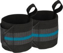 Лангетка Avento Wrist Wraps, синий цв./черный цв./серый цв.