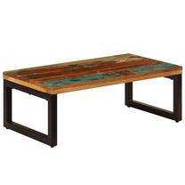 Kavos staliukas VLX 247338, ruda sp., 100 cm x 50 cm x 35 cm