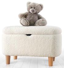 Pufas Hanah Home Moouv 3330, balta sp., 37 cm x 61 cm x 40 cm