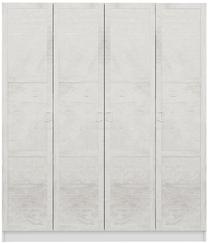 Prieškambario spinta Kalune Design Noah 8233, balta sp., 35 cm x 180 cm x 210 cm