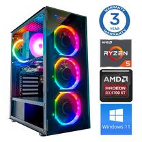 Stacionarus kompiuteris Intop RM65261WH AMD Ryzen 5 5500, DDR4 32 GB, SSD+HDD 1 TB 2 TB, AMD Radeon RX 6600 8 GB GDDR6, Windows 11 Home