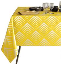 Staltiesė AmeliaHome Piramides, geltona, 200 x 140 cm