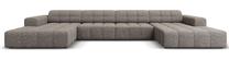 Sofa Micadoni Home Jennifer MIC_U_140_F1_JENNIFER6, pilka sp., 364 x 166 cm x 70 cm