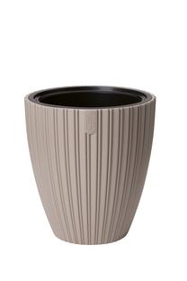 Gėlių vazonas Form Plastic Mika 5095-051, plastikinis, Ø 38.5 cm, ruda sp.