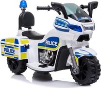 Vaikiškas elektrinis motociklas Lean Toys Police LT6577, balta sp.