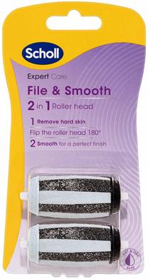Uzgaļi pēdu kopšanas ierīcēm Scholl Expert Care 2in1 Foot File Roller