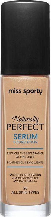 Makiažo pagrindas, serumas Miss Sporty Naturally Perfect, rusva sp., 20, 30 ml