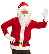 Костюм для взрослых Widmann Santa Claus, черный цв./красный цв., M/L