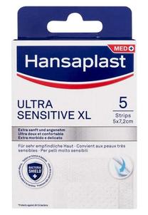 Plāksteris Hansaplast Ultra Sensitive XL Plaster, 5 gab.