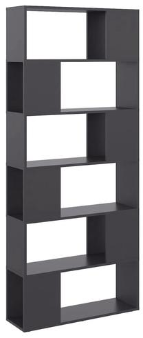 Spintelė VLX Sonoma Oak 809154, pilka sp., 24 cm x 80 cm x 186 cm