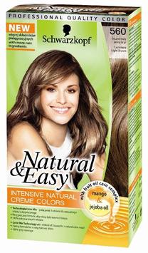 Matu krāsa Schwarzkopf Natural & Easy, cashmere light blond krās., Cashmere Light Blond 560