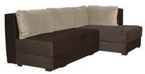 Kampinė sofa Bodzio Judyta, šviesiai ruda sp., dešininė, 225 x 155 cm x 77 cm