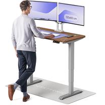 Datorgalds regulējams augstums Desktronic HomePro, 120 cm x 60 cm, 61 - 125.5 cm, pelēka krās./riekstkoku krās.