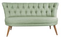 Sofa Hanah Home Richland 2-Seat, žalia sp., 140 x 71 cm x 80 cm