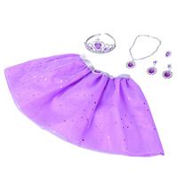 Kostīms bērniem, princese ZA6027, sudraba krās./violeta krās.
