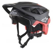 Шлемы велосипедиста мужские Alpinestars Vector Pro Atom, черный цв./красный цв., L
