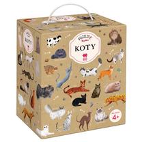 Пазл CzuCzu Cats 1774, 68 см x 48 см, 60 шт., многоцветный
